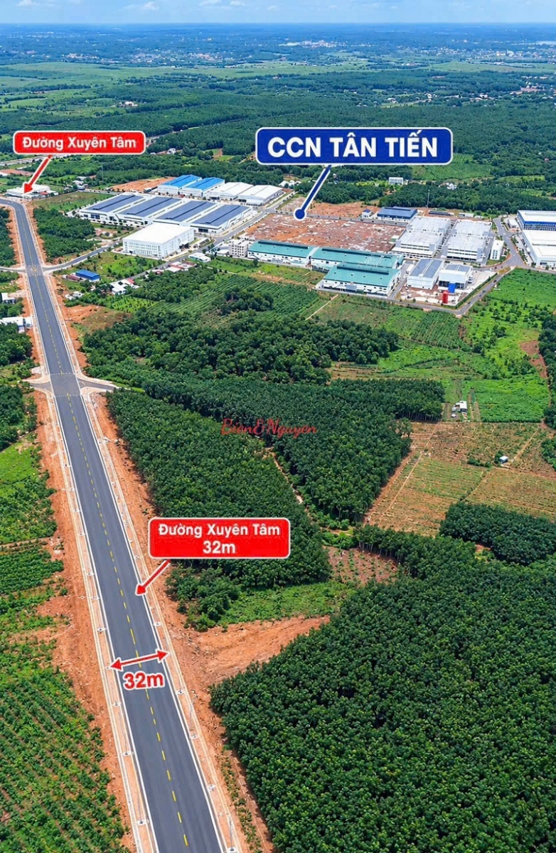 bán đất mặt tiền xuyên tâm đồng phú bình phước